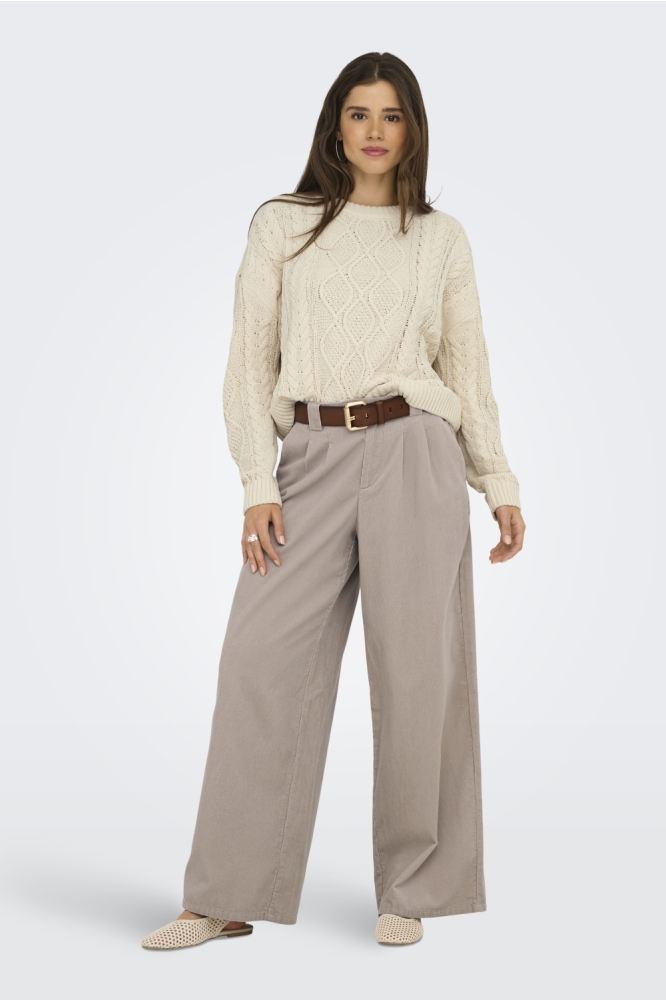 Only beige dames trui | Model