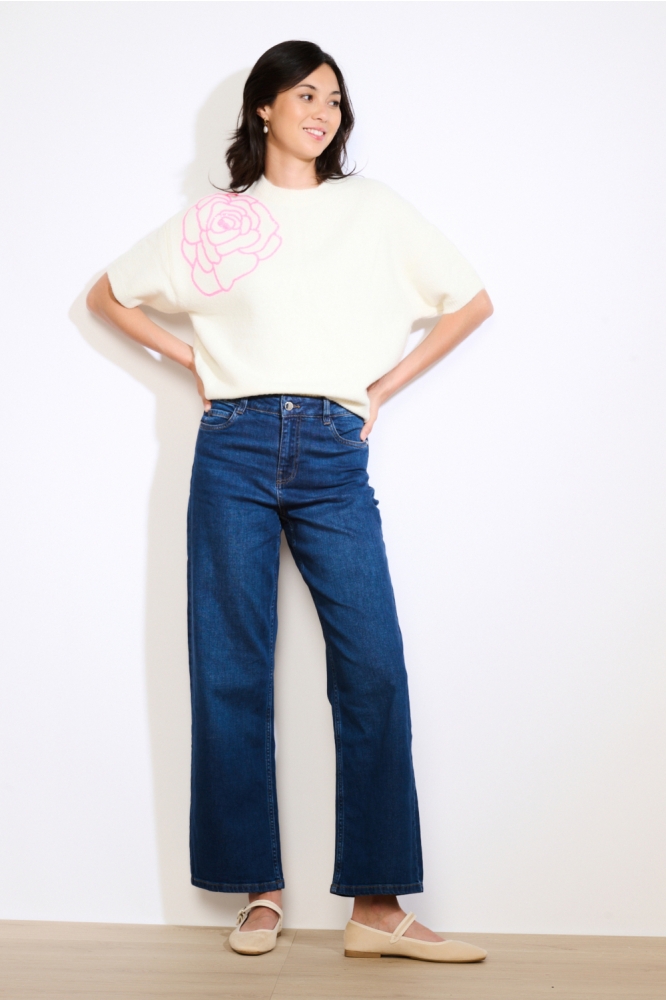 LolaLiza witte dames trui | Model