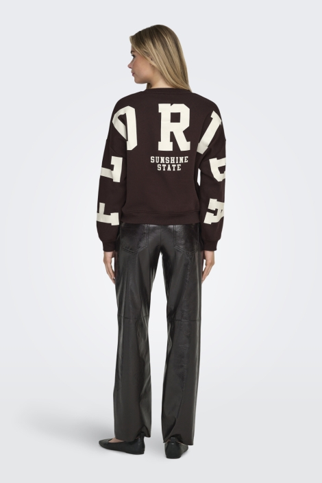Only bordeaux dames sweater | Model