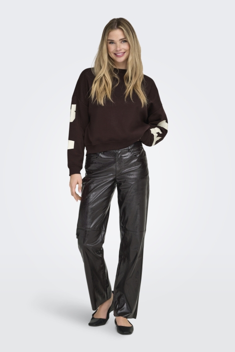 Only bordeaux dames sweater | Model