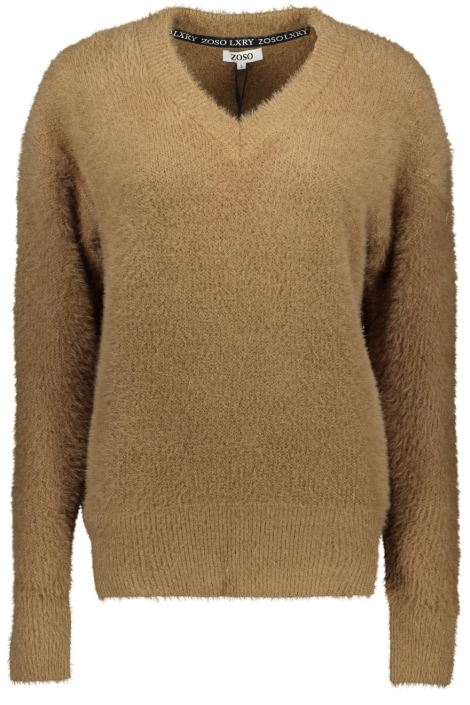 Zoso camel dames trui | Vooraanzicht
