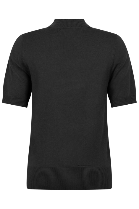 Zoso zwarte dames t-shirt | Achteraanzicht