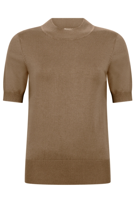 Zoso camel dames t-shirt | Vooraanzicht
