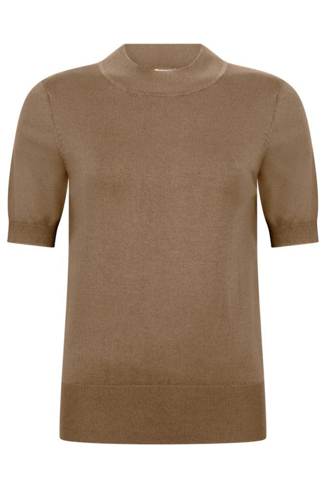 Zoso camel dames t-shirt | Vooraanzicht