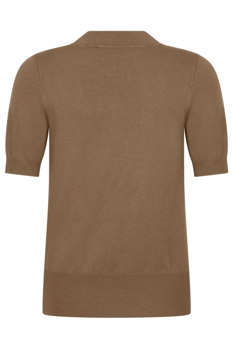 Zoso camel dames t-shirt | Achteraanzicht