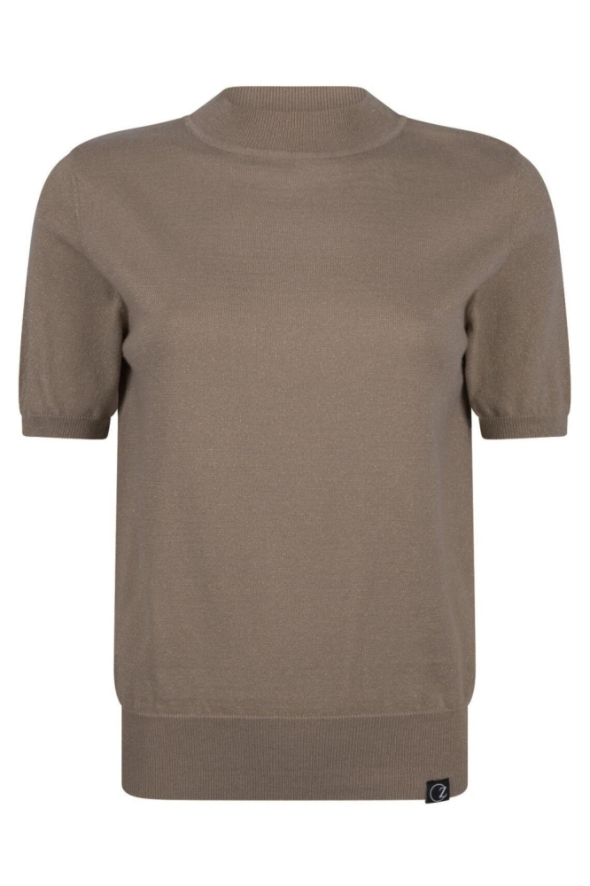 Zoso camel dames t-shirt | Vooraanzicht