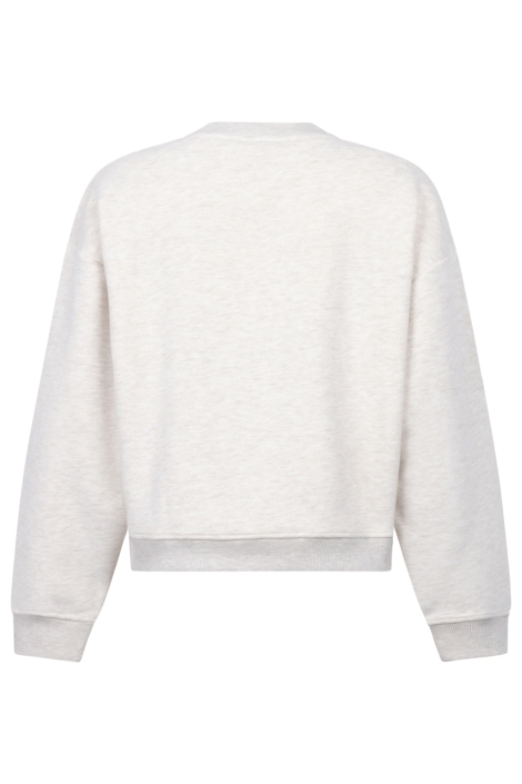 Zoso zand dames sweater | Achteraanzicht