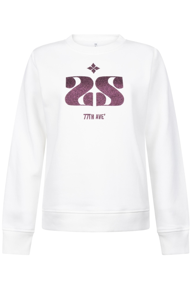 Zoso witte dames sweater | Vooraanzicht