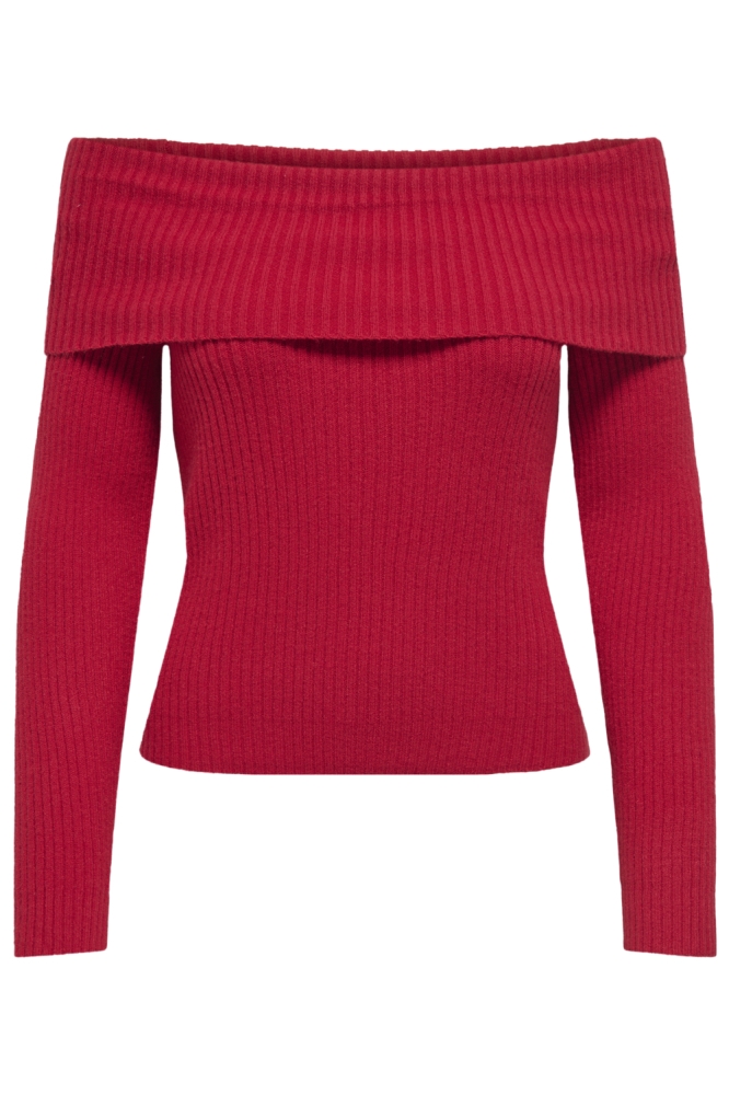 Only rode dames trui | Vooraanzicht