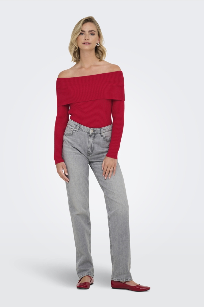 Only rode dames trui | Model