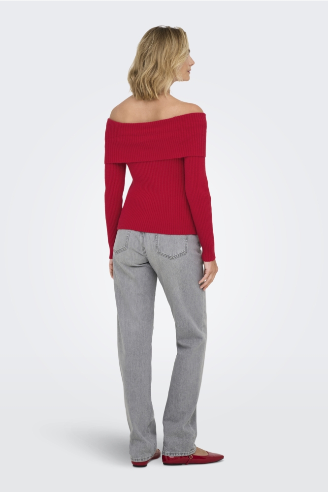 Only rode dames trui | Model