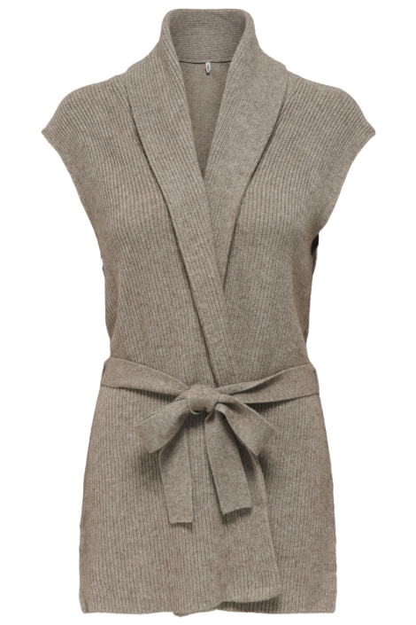 Only beige dames gilet | Vooraanzicht