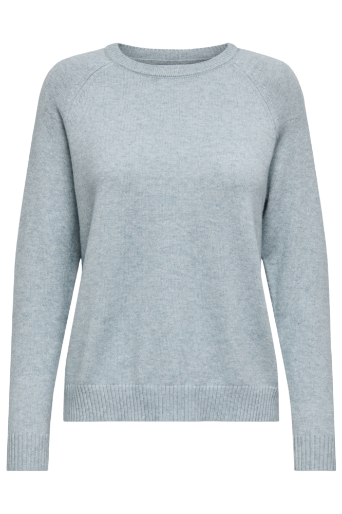 Only blauwe dames trui | Vooraanzicht