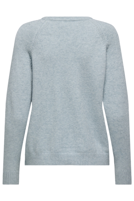 Only blauwe dames trui | Achteraanzicht