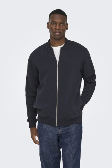 Only & Sons ONSCERES REG ZIP BOMBER JCK NOOS 22034247 BLACK