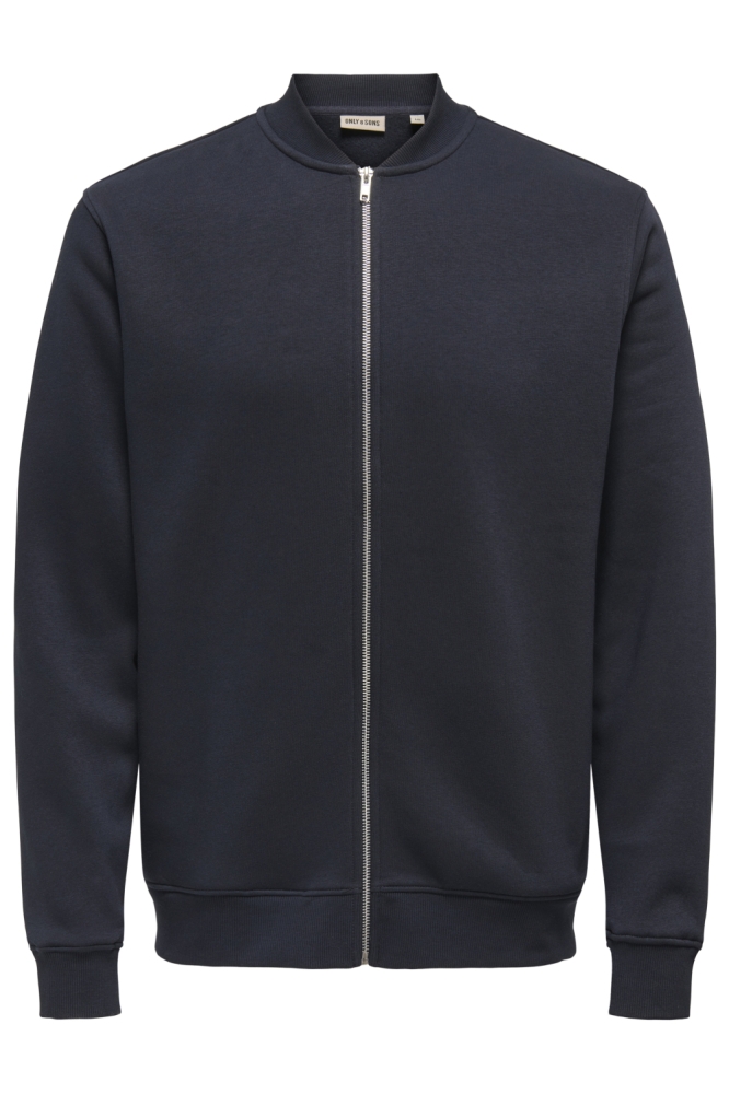 Only & Sons zwarte heren vest | Vooraanzicht