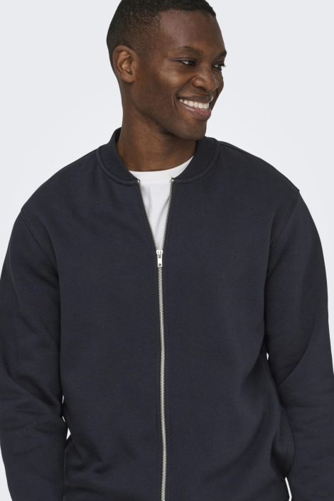 Only & Sons zwarte heren vest | Close up