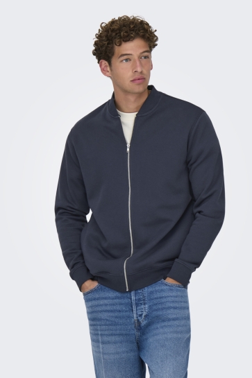 Only & Sons ONSCERES REG ZIP BOMBER JCK NOOS 22034247 Blue Nights