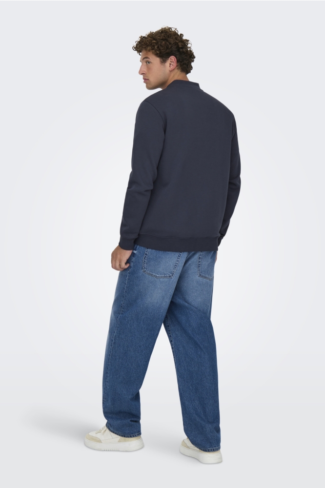 Only & Sons blauwe heren vest | Model