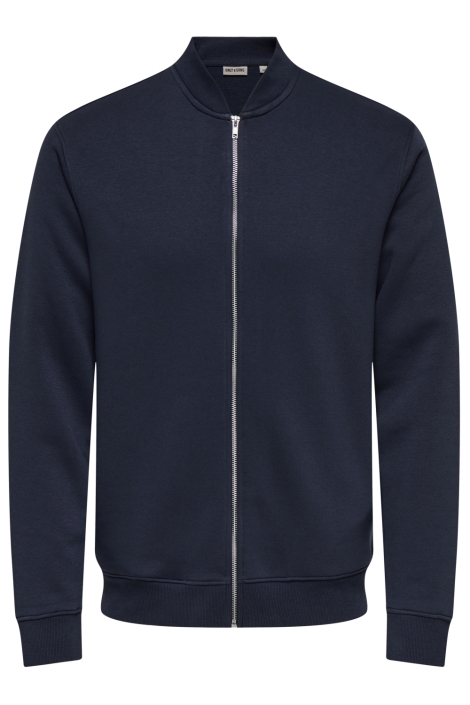 Only & Sons blauwe heren vest | Vooraanzicht