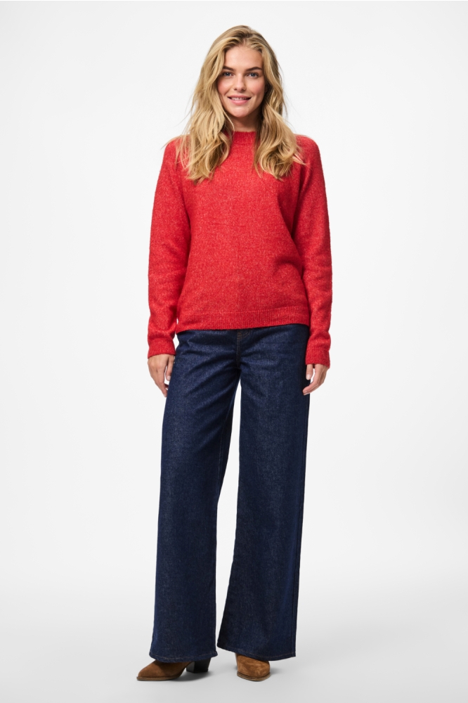 Pieces rode dames trui | Model