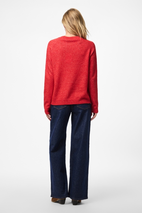 Pieces rode dames trui | Model