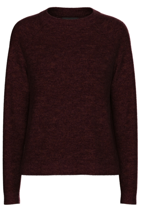 Pieces bordeaux dames trui | Vooraanzicht