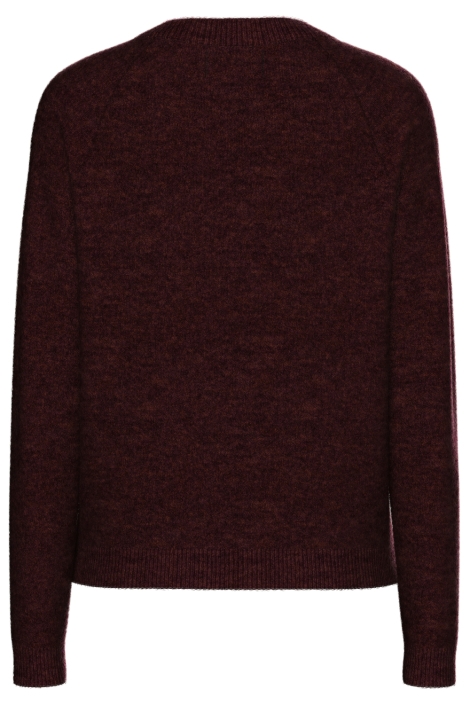 Pieces bordeaux dames trui | Achteraanzicht
