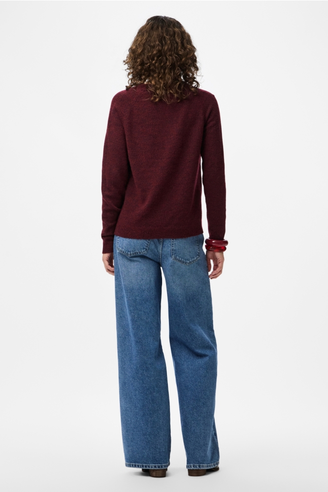 Pieces bordeaux dames trui | Model