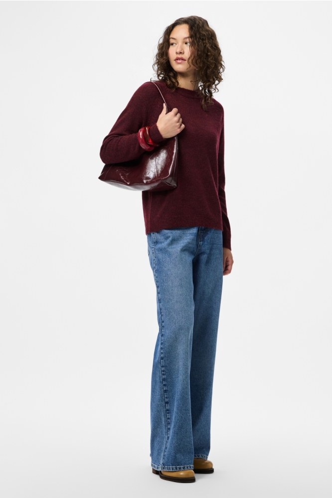 Pieces bordeaux dames trui | Model