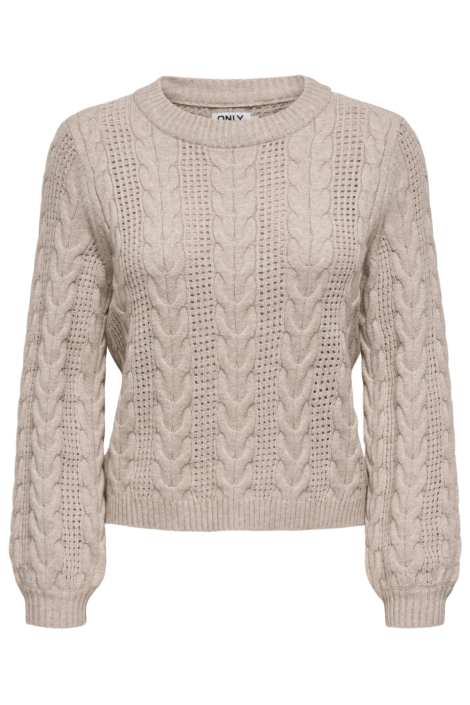 Only beige dames trui | Vooraanzicht