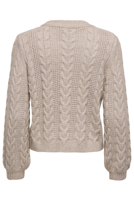 Only beige dames trui | Achteraanzicht
