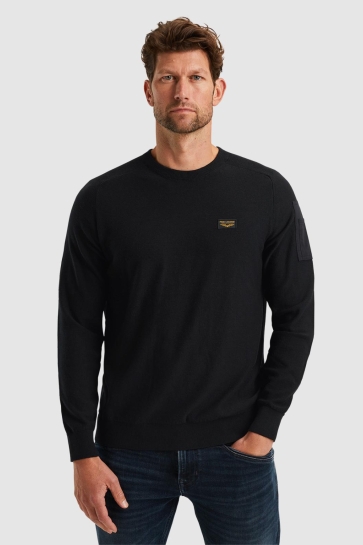 PME legend r-neck american classic singele je Zwart