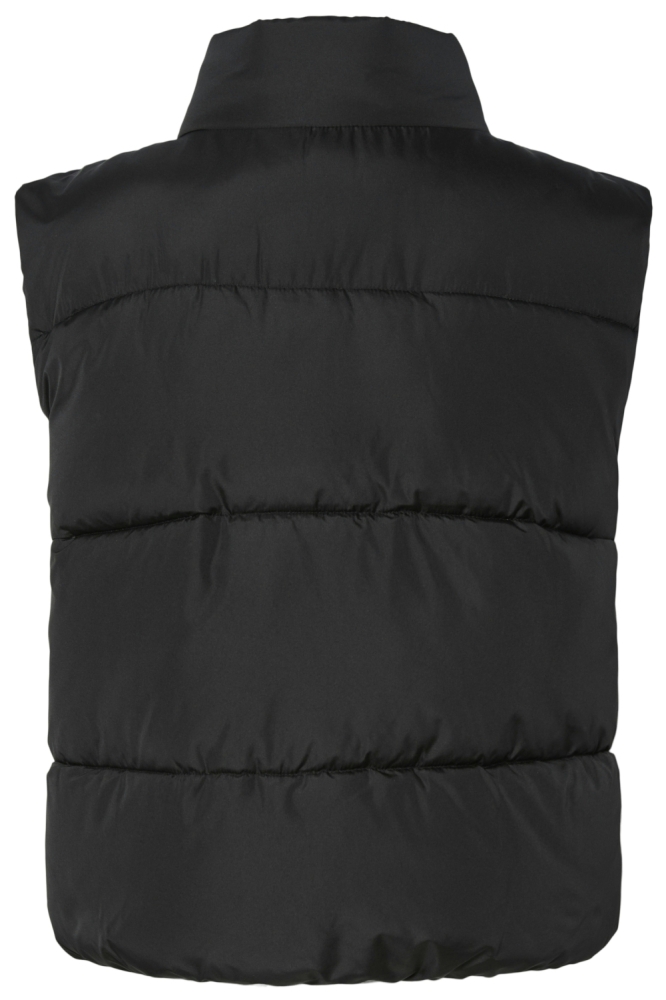 Pieces zwarte dames jas | Achteraanzicht