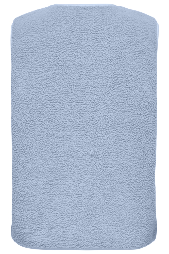 Only blauwe dames gilet | Achteraanzicht