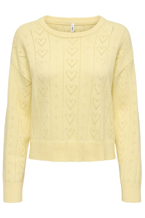 Only gele dames trui | Vooraanzicht