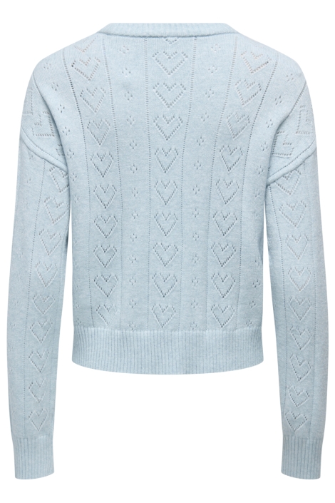 Only blauwe dames trui | Achteraanzicht