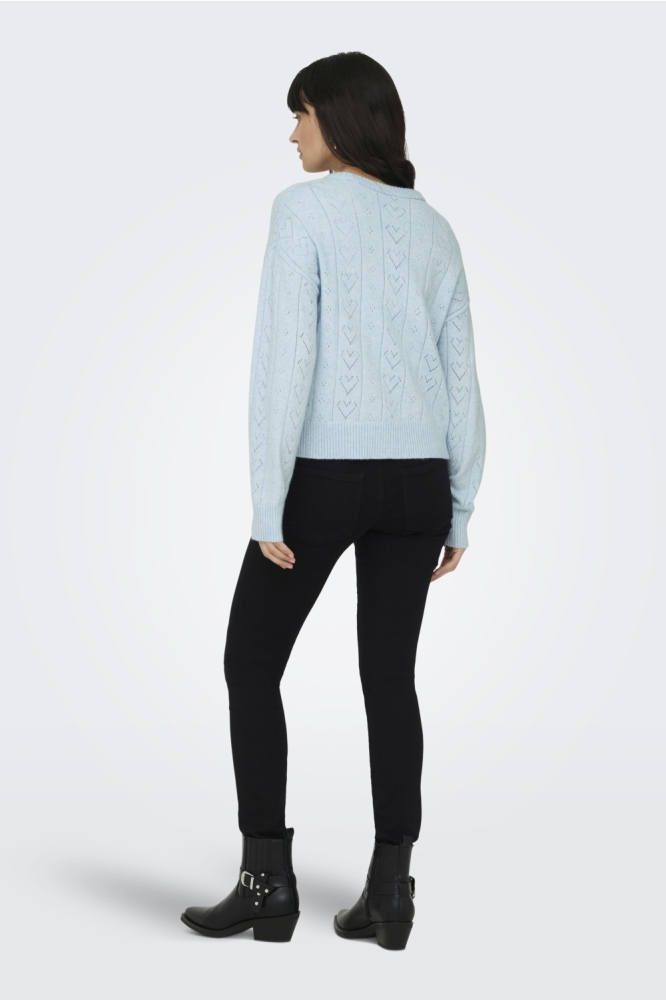 Only blauwe dames trui | Model