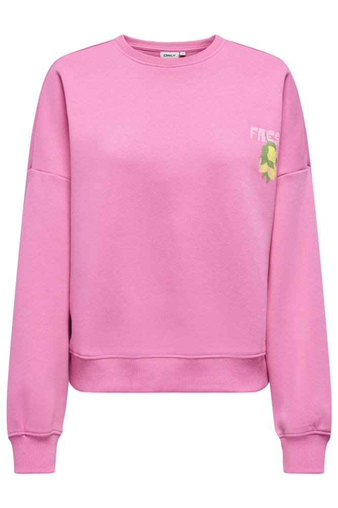 Only roze dames sweater | Vooraanzicht