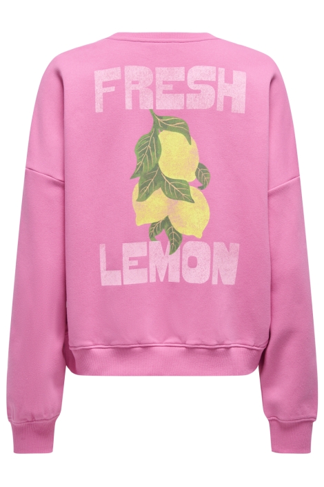 Only roze dames sweater | Achteraanzicht