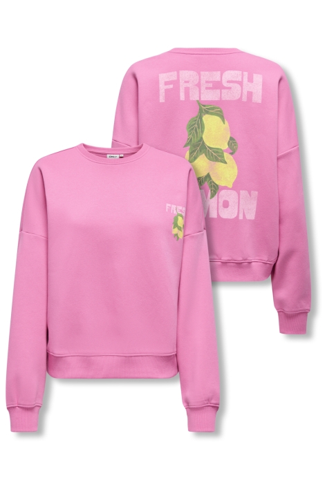 Only roze dames sweater | Vooraanzicht
