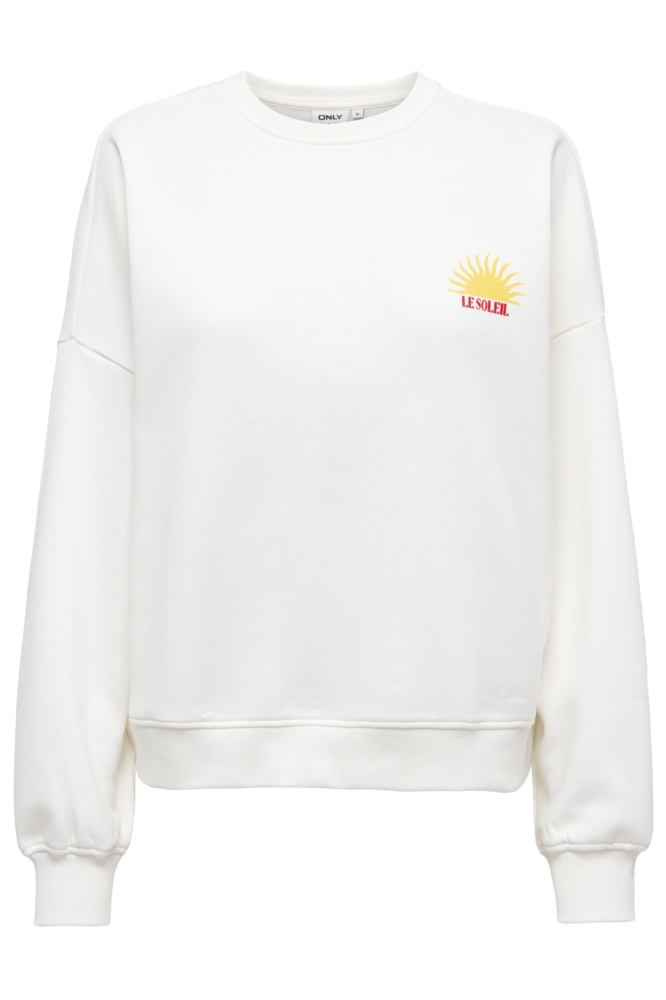 Only witte dames trui | Vooraanzicht