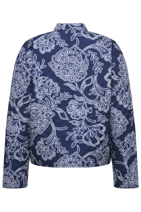 Jacqueline de Yong blauwe dames jas | Achteraanzicht