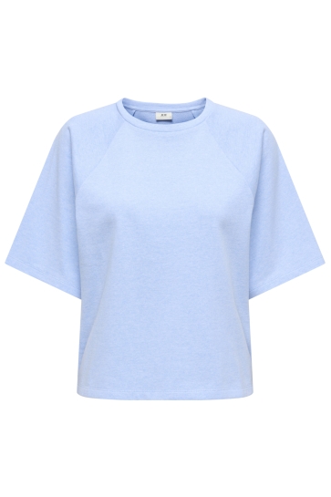 Jacqueline de Yong Trui JDYAMALFI LIFE SS SWEAT JRS DIA 15366327 Cashmere Blue/Melange
