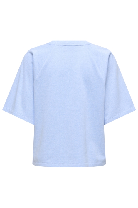 Jacqueline de Yong blauwe dames sweater | Achteraanzicht