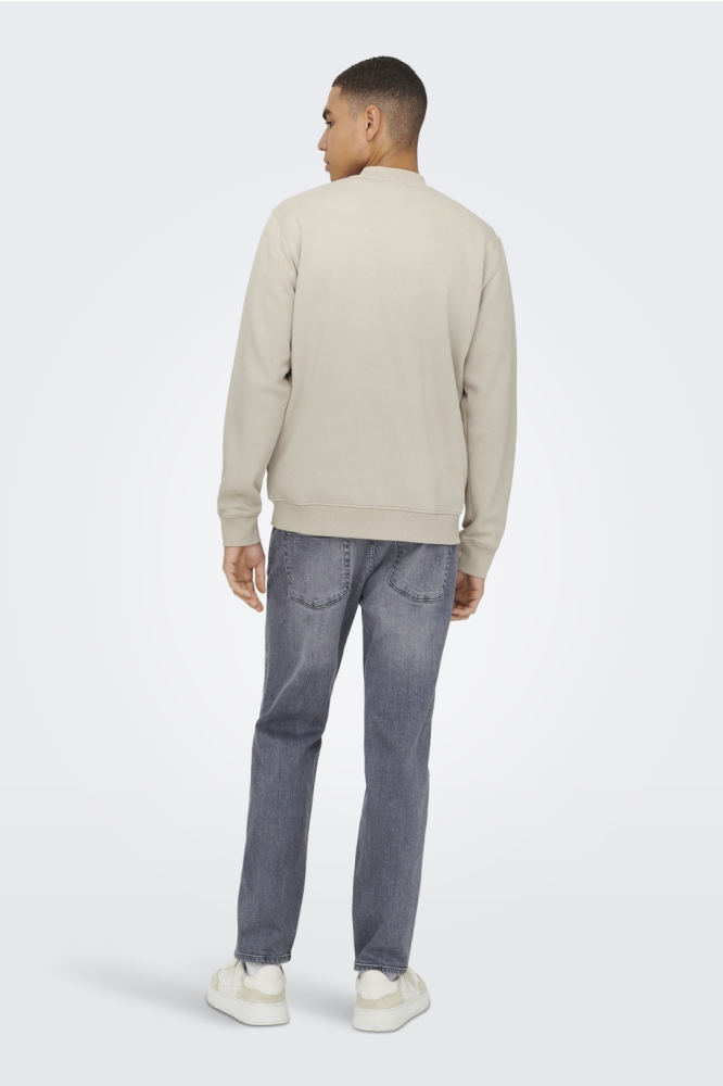 Only & Sons beige heren vest | Model