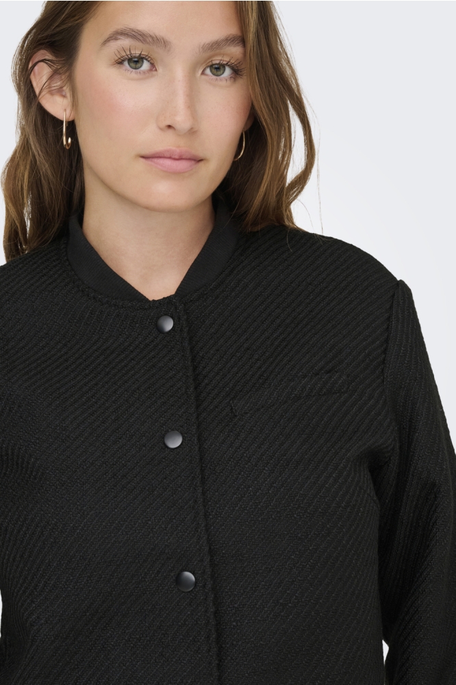 Only zwarte dames vest | Close up