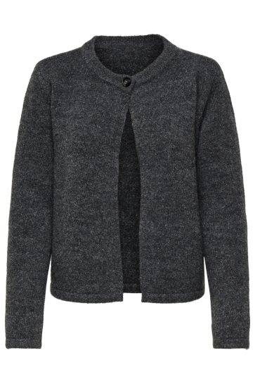 Only ONLALTOS LIFE ONE BUTTON CARDI KNT 15346333 Dark Grey Melange