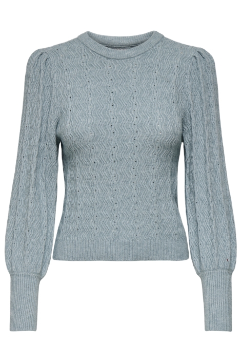 Only blauwe dames trui | Vooraanzicht