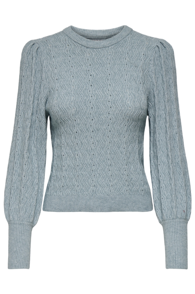 Only blauwe dames trui | Vooraanzicht